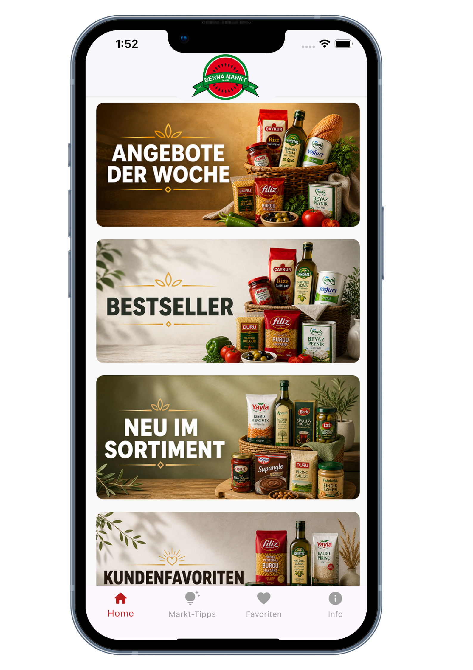 Berna Markt App